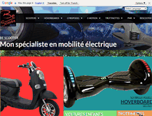 Tablet Screenshot of bescooter.com